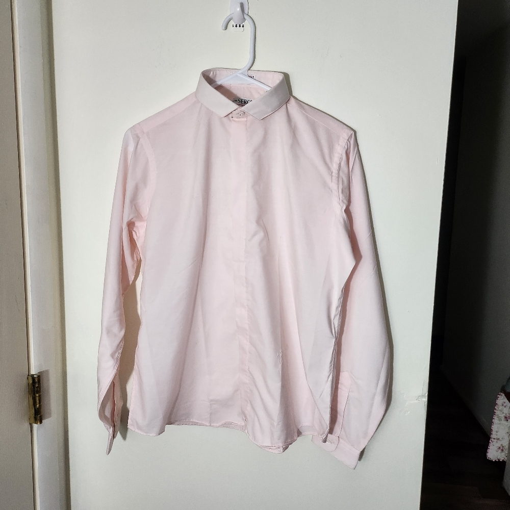 Vintage 80s Ms. Sero Shirtmakers button-down shirt Suprrfine Poplin. Women's.